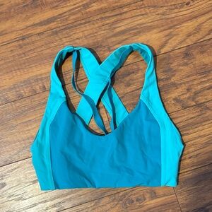 Lululemon Athletica Teal Sports Bra